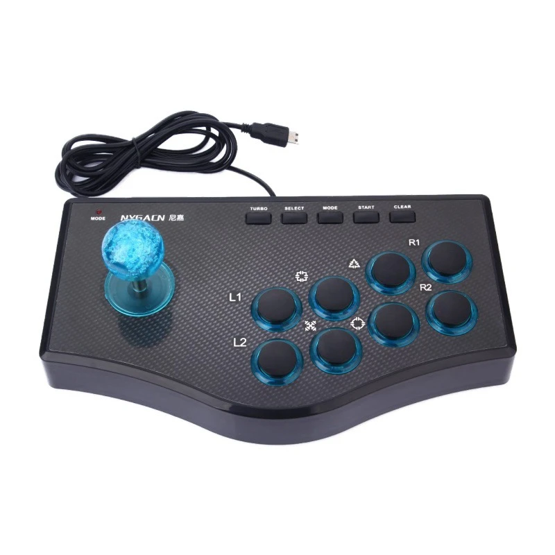 USB проводной игровой контроллер джойстик Джойстик USBF для PS3 компьютера ПК геймпад
