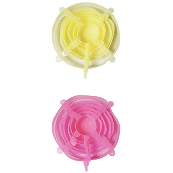 

Reusable Durable and Flexible Expandable Silicone Various Sizes Shape of Containers Keeping Food Fresh