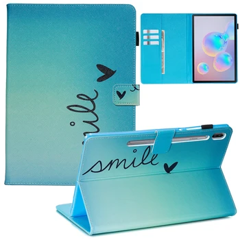 

Fashion Butterfly Painted Tablet Flip Case For Samsung Galaxy Tab S6 T860 Smart Cover 10.5 inch Funda Luxury Tablet Stand Shell