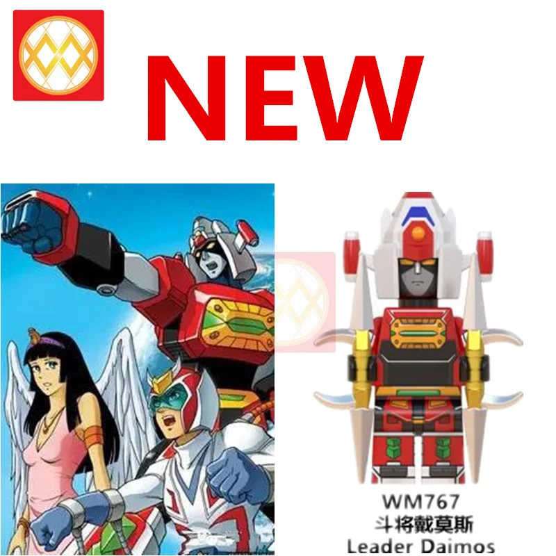 

Blocks Toys Anime Robot Leader Daimos Voltes V Com-Battler V Mechander Robot Mazinger Z Building Blocks Toys for Children