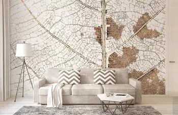 

[Self-Adhesive] 3D Leaves 77787 Wall Paper mural Wall Print Decal Wall Murals