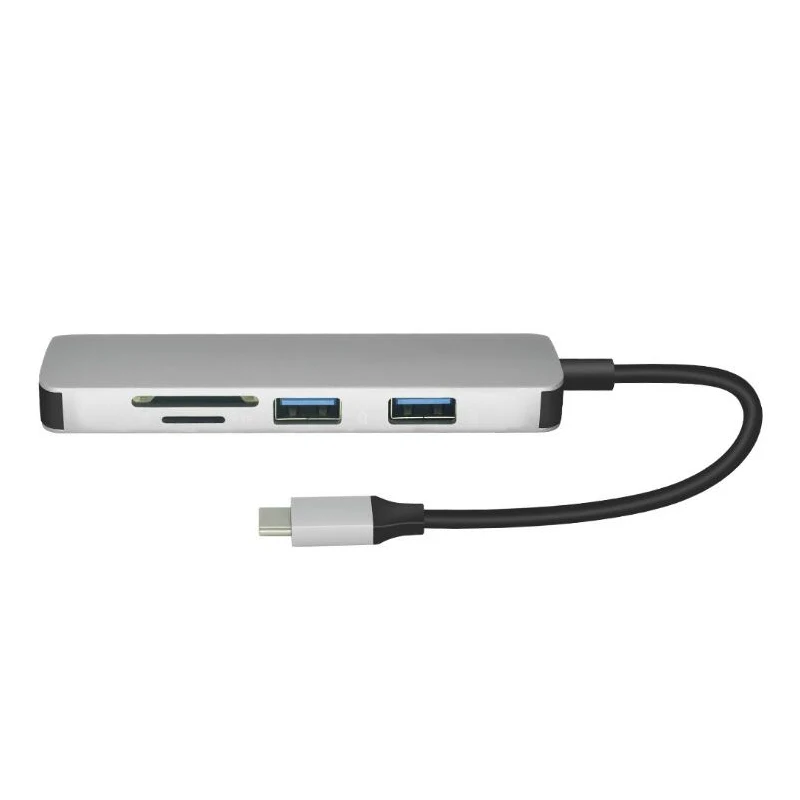 5 в 1 USB C концентратор USB-C до 3,0 концентратор HDMI Micro SD/TF кардридер адаптер для samsung Galaxy S9/S8 huawei P20 Pro type C usb-концентратор