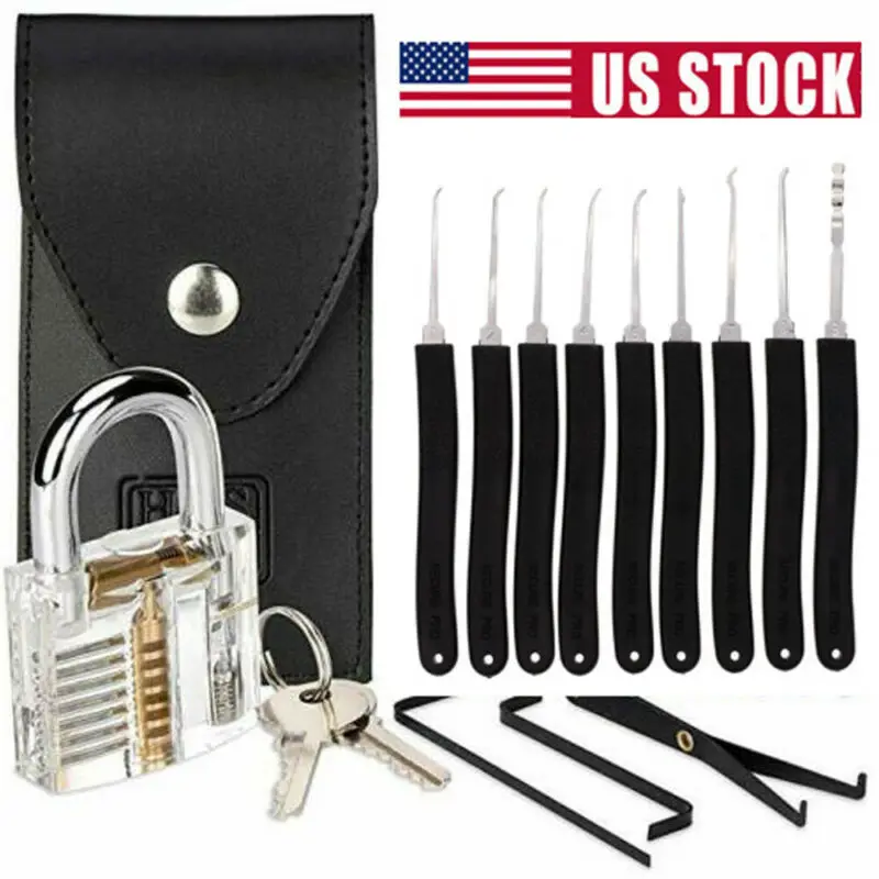 

11PCS Broken Key Extractor Removal Hooks Lock Needle Locksmith Tool Kit Set