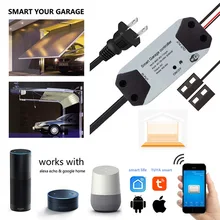 Wifi interruptor inteligente abridor de porta da garagem app romote controlador supprot alexa eco google casa smartlife tuya controle nenhum hub exigir