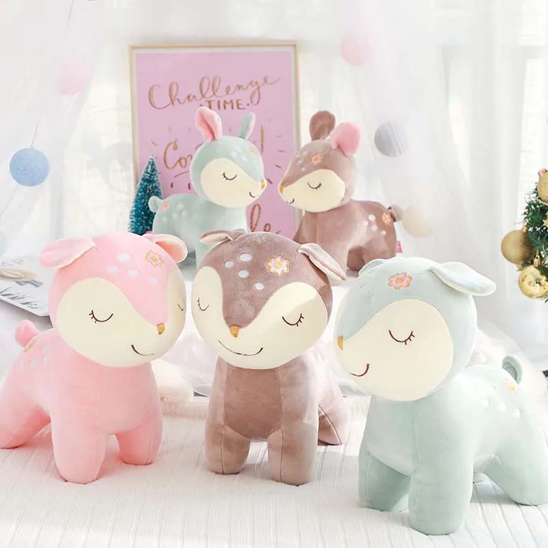 

28cm small deer Plush Toys Soft Mini Plush Comfort Birthday Gift on Car/Home