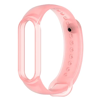 

Suitable For Xiaomi Mi Band 5 Transparent Strap Personalized Jelly Silicone Wristband Bracelet For Xiomi Mi Band 5