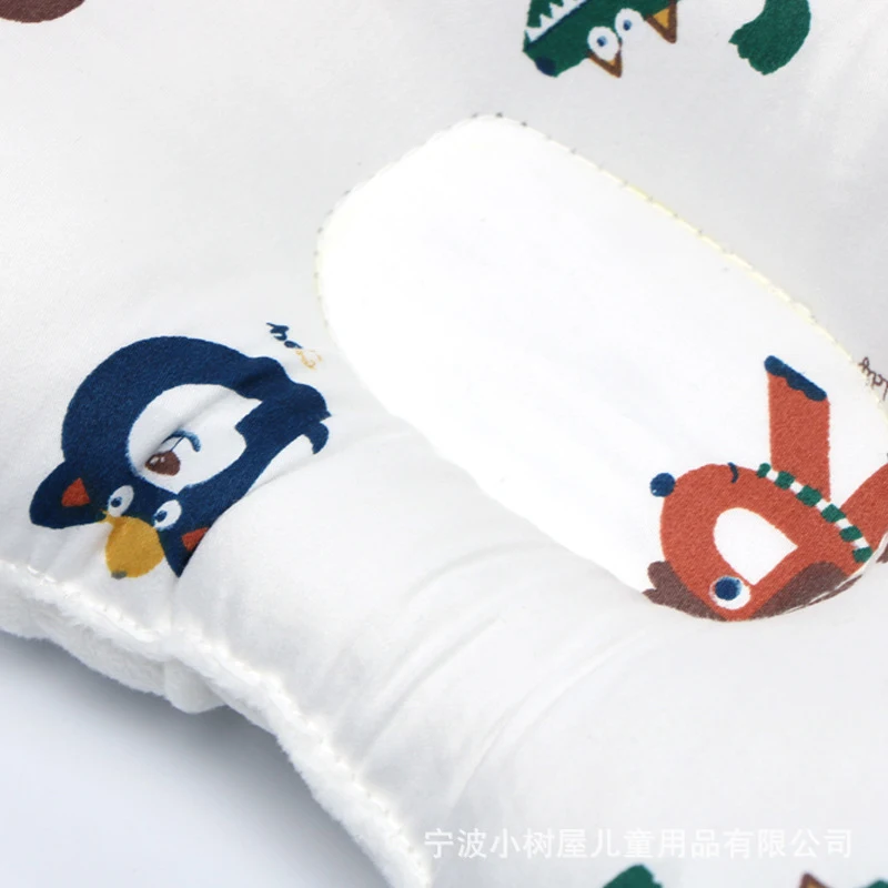 Удобная детская подушка с рисунком против скатывания, детская подушка, детская подушка для новорожденных, хлопковая подушка для малышей