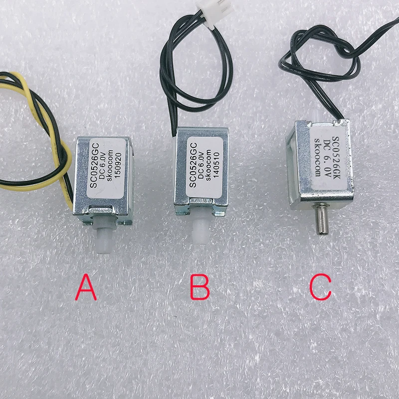 Электрический электромагнитный воздушный клапан Micro DC 6 В N/C нормально закрытый