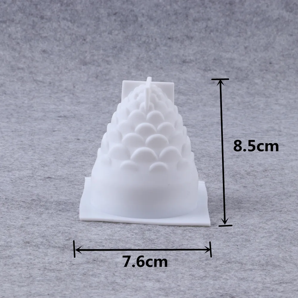 3D Pine Cones Candle Silicone Molds For DIY Handmade Craft Soy Wax Scented Making Aromatherapy Plaster Mold Cake Decorating Tool