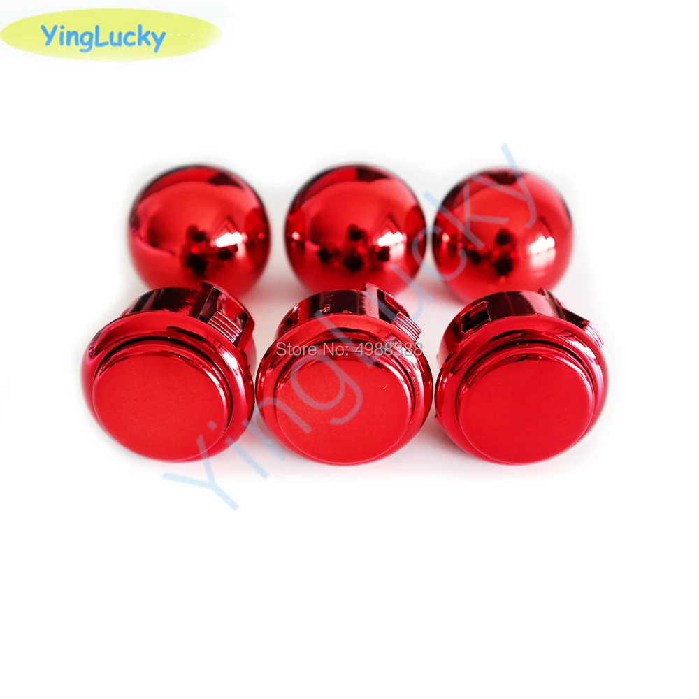 1pcs SANWA LB-35 bola Arcade Joystick cromo bola superior basculante bola 35mm bola encaja Sanwa JLF-TP-8T Stick