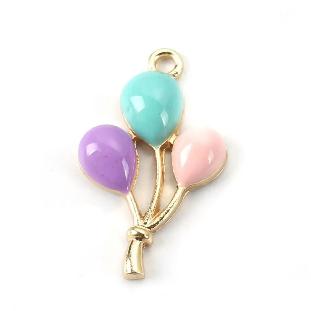 DoreenBeads Модные цинковый сплав шармы шар Рыба животное золото многоцветный полная