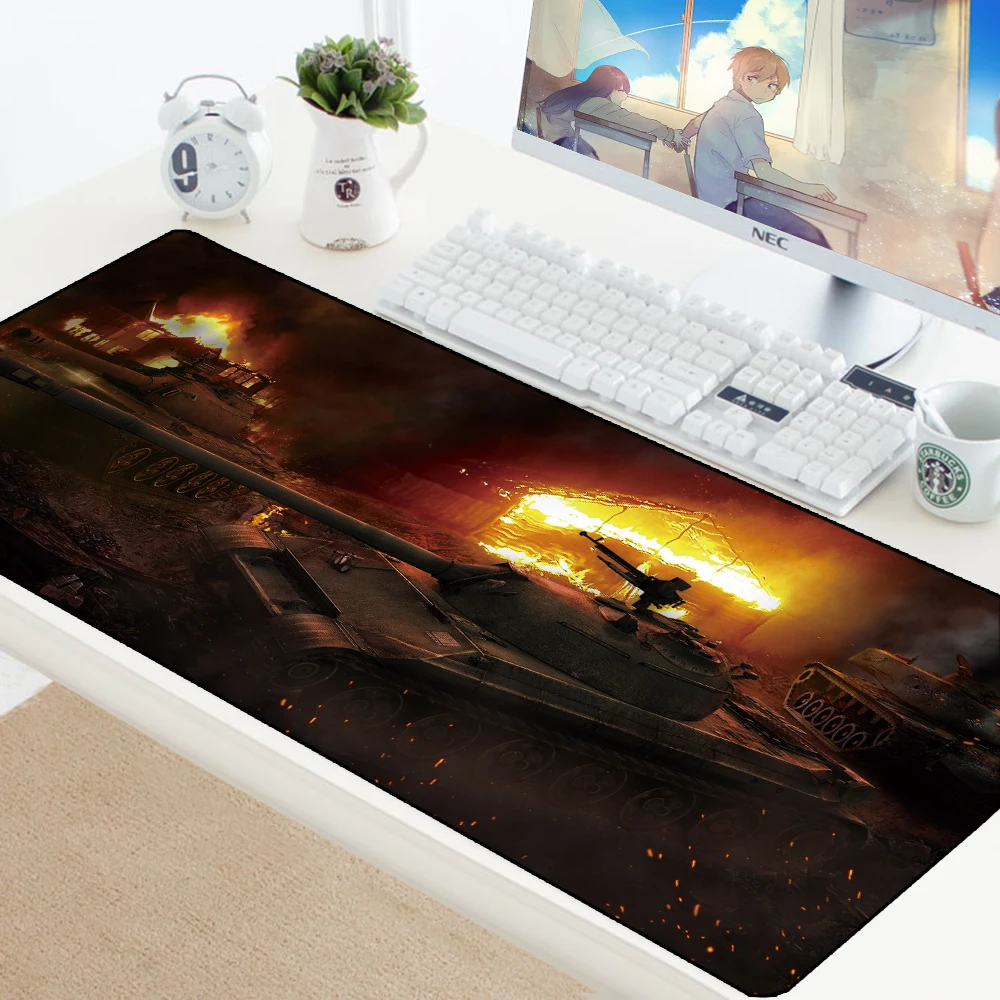 World of Tanks коврик для мыши большой Противоскользящий геймерский игровой коврик для мыши Keyborad коврик для мыши для ноутбука водонепроницаемый коврик для мыши защита стола