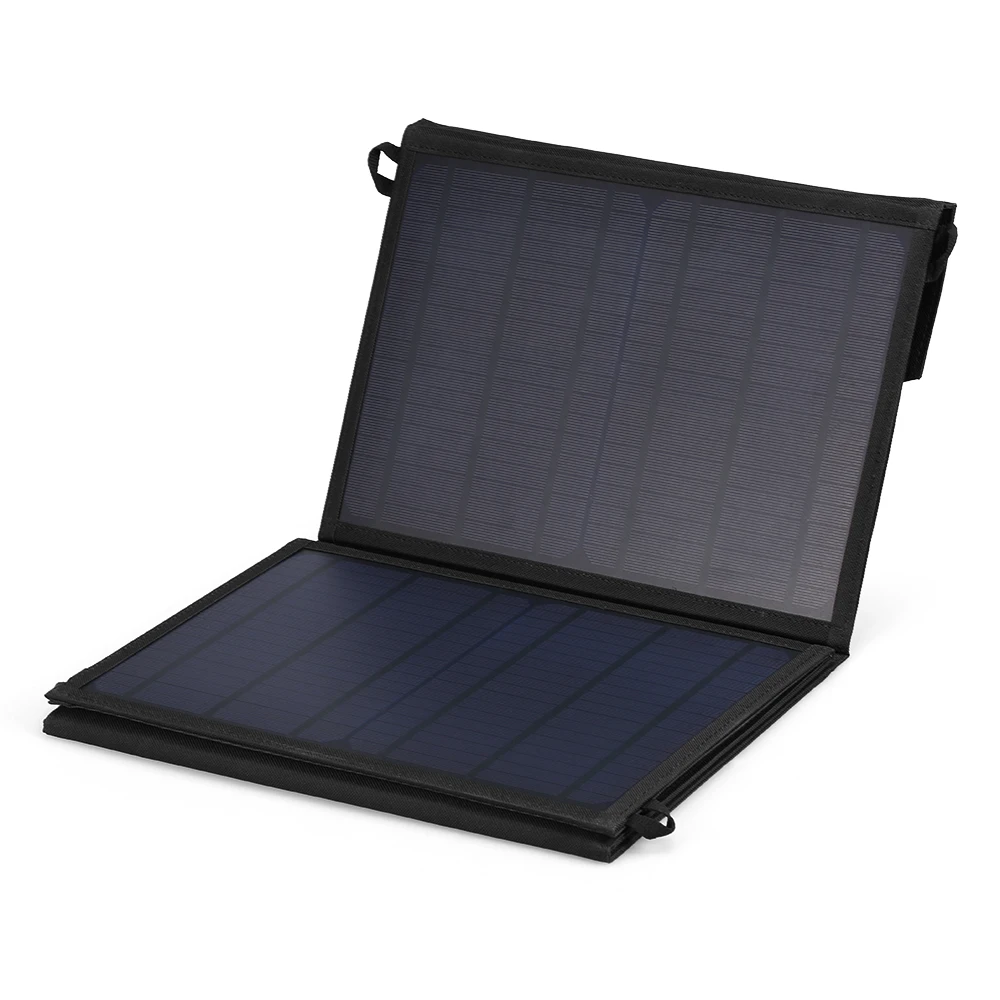 Водоотталкивающий кемпинг портативное солнечное зарядное устройство Солнечное зарядное устройство 5 V/2A USB порт и DC18V порт портативная солнечная панель открытый инструмент