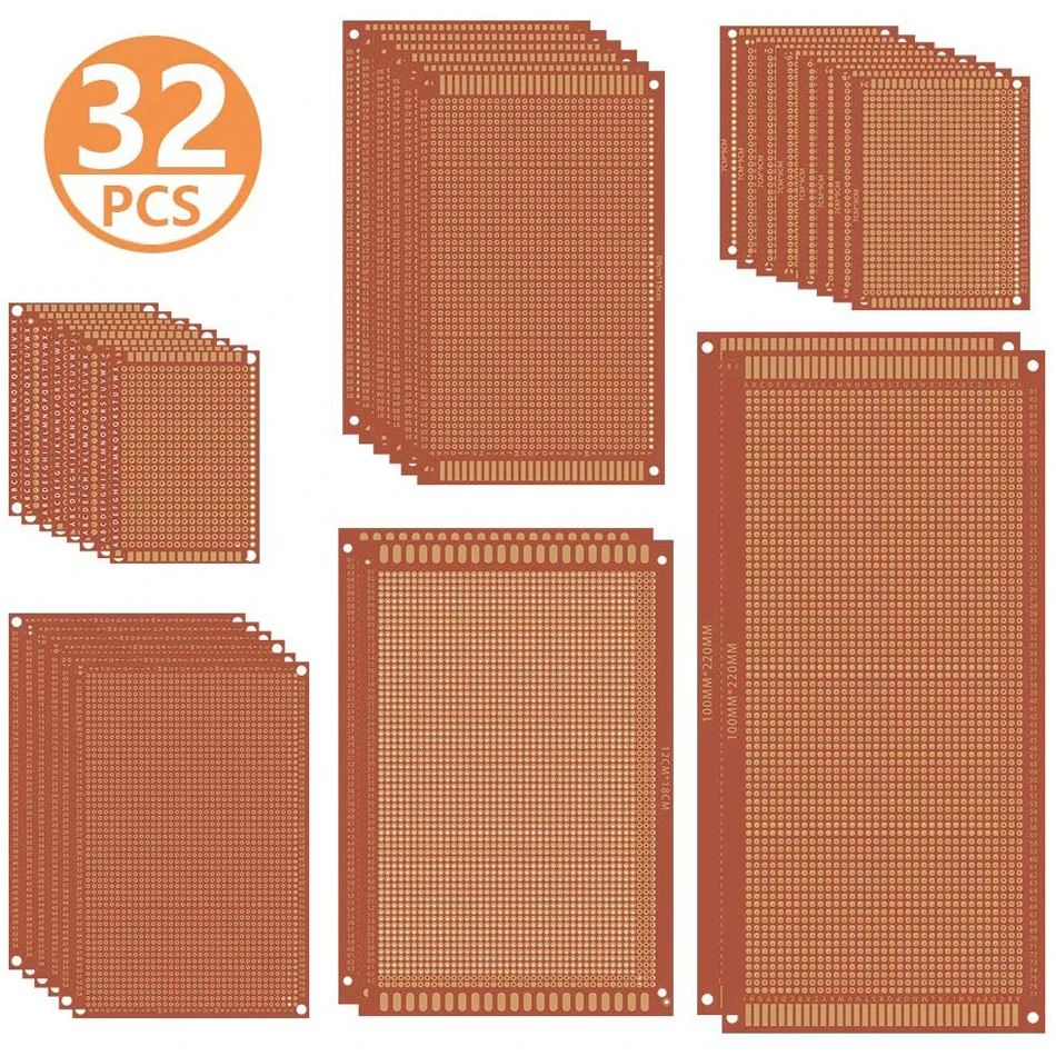 Печатная плата универсальная печатная для Arduino 32 шт. | Электронные компоненты и