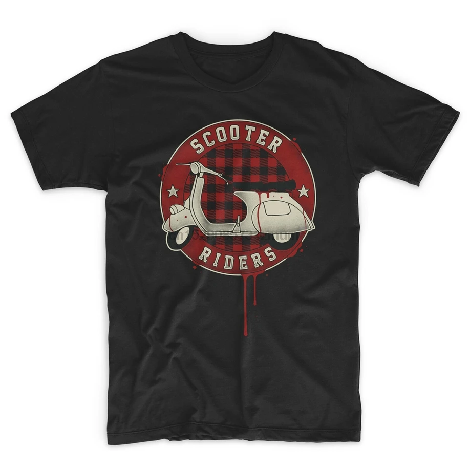 Scooter T Shirt Lambretta Vespa Motorcycle Biker Motorbike Garage Apparel Casual Tee |