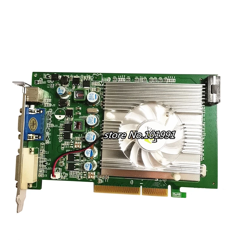 Оригинальная 6600GT 512MB DDR2 AGP 4X 8X VGA DVI настольная графика