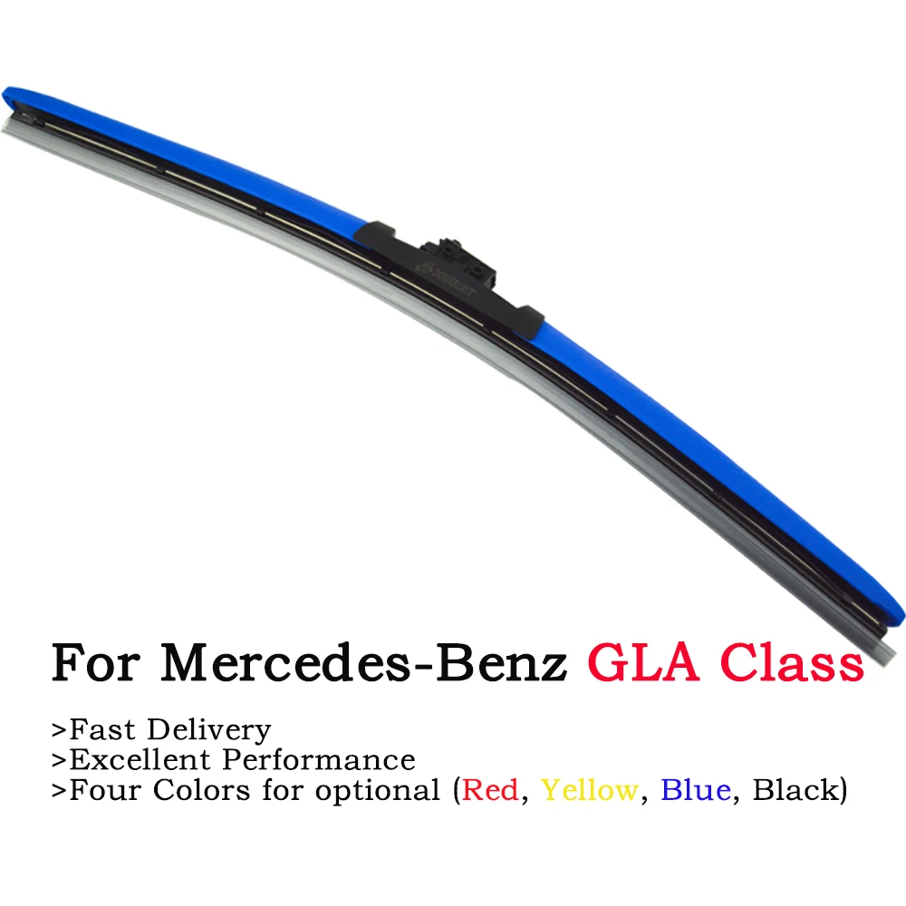 Pair Of Windshield Wiper BladeS For Mercedes Benz GLA Class Car X156 180 200 250 45AMG Red