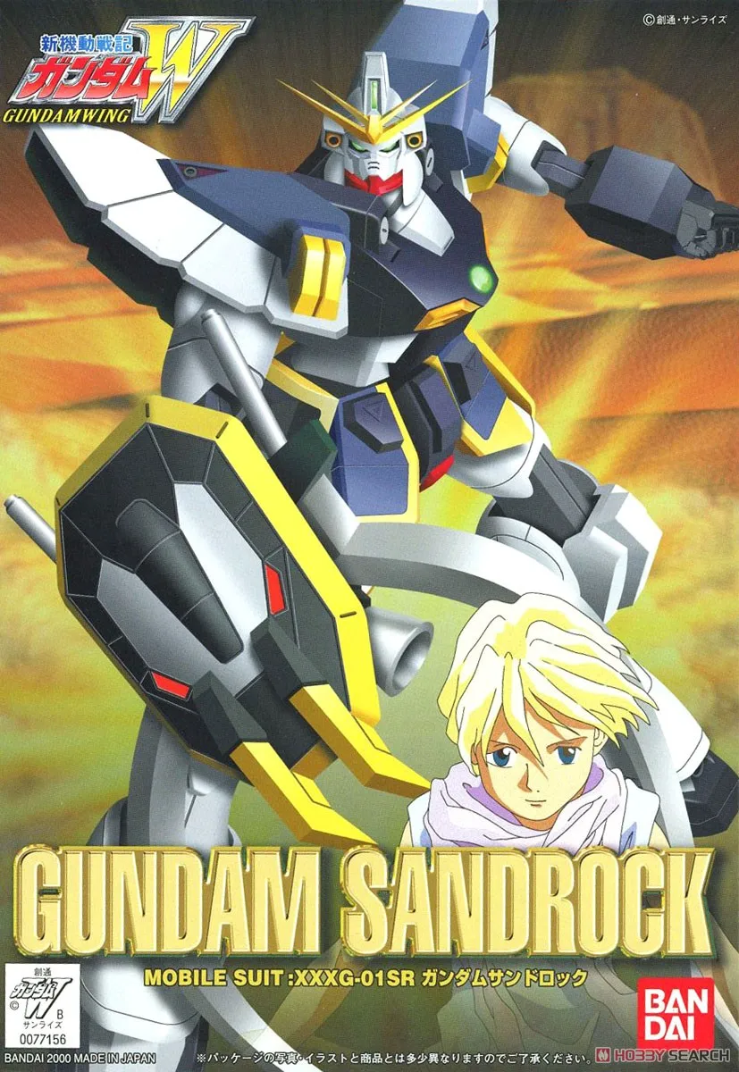 Bandai Gundam 1/144 XXXG 01SR мобильный костюм SANDROCK сборные модели наборы экшн фигурки