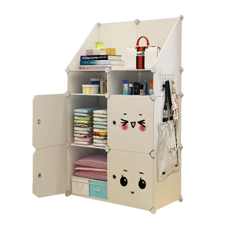 

CHILDREN'S Toy Drawer-type Storage Cabinets Plastic Cartoon Sticker Simple Wardrobe Environmentally Friendly Resin Disposable Wa