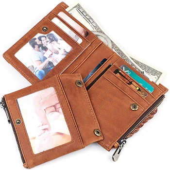 

Men's RFID Business Leather Wallet Pocket Credit Card Holder Bifold Purse