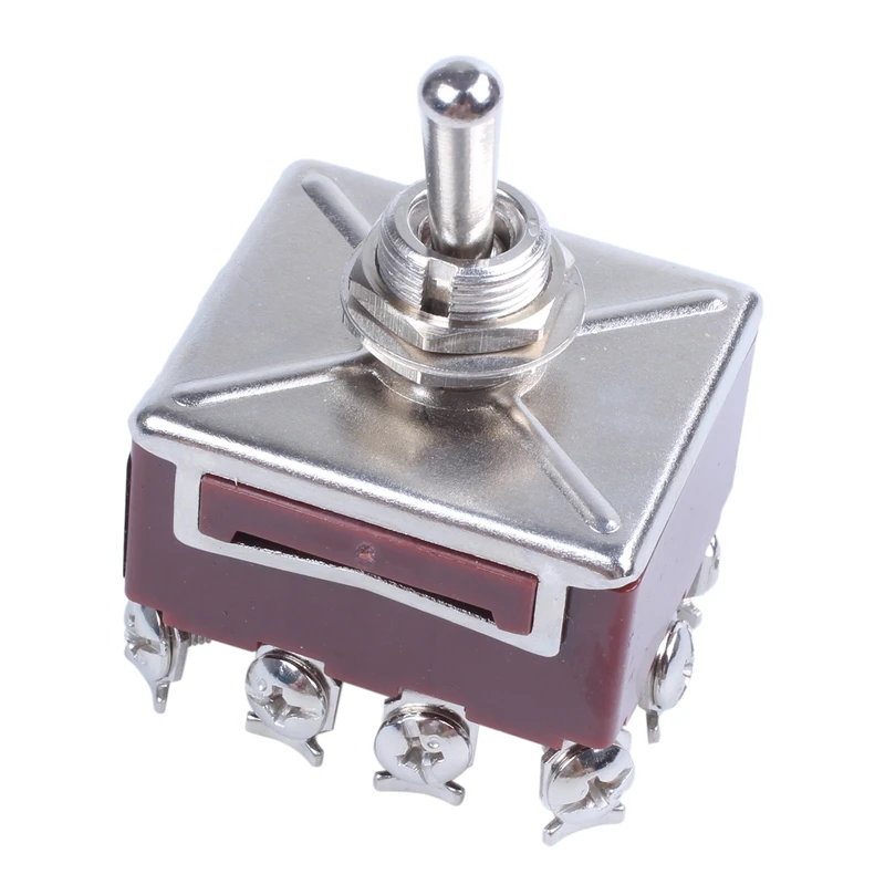 10A/380VAC 15A/250VAC 3 положения 4PDT ВКЛ./ВЫКЛ./вкл. 12 Pin тумблер