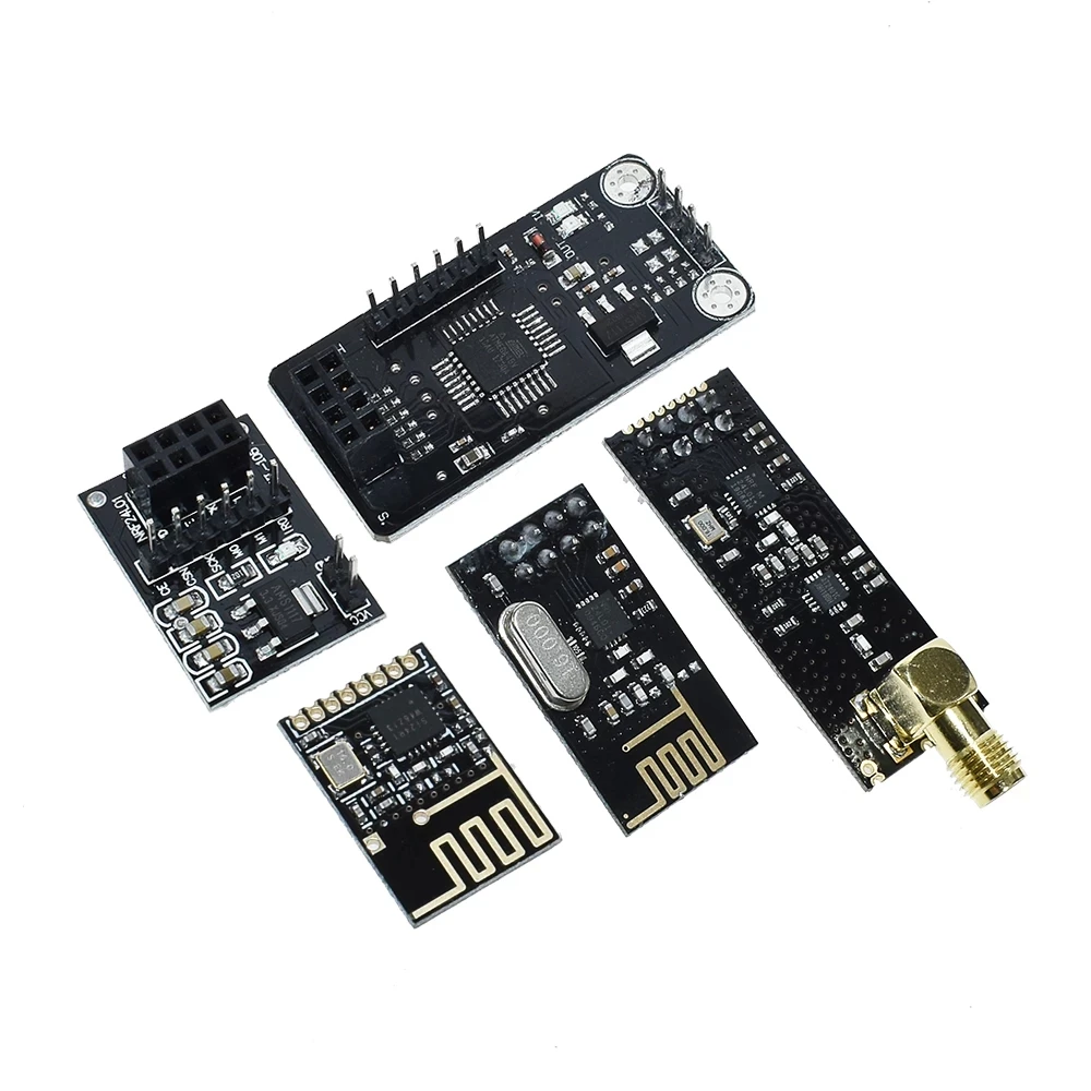 NRF24L01 + 2 4G модуль беспроводной передачи данных 4 ГГц обновленная версия PA LNA 1000