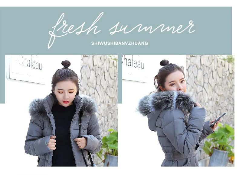 New Style Winter Coat Women's Thick Cotton-padded Jacket off Season Cotton Coat Winter Cotton-padded Clothes Long over-the