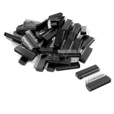 50 шт. 2x18 Pin 2,54 мм Шаг двухрядные PCB угол IDC штыревые разъемы 36 контактов