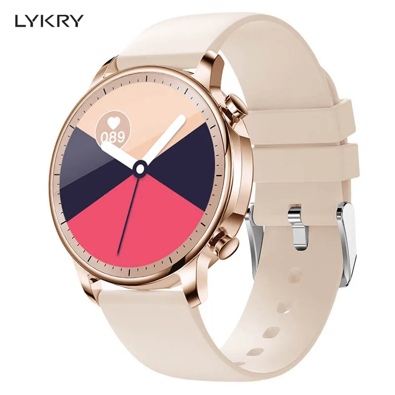 LYKRY V23 2020 лучшие женские умные часы полностью круглые сенсорные