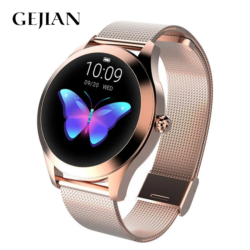

GEJIAN Smart Watch Ms. IP68 Waterproof Heart Rate Blood Pressure Monitor Bluetooth Fitness Sports Watch for Android IOS Fitness