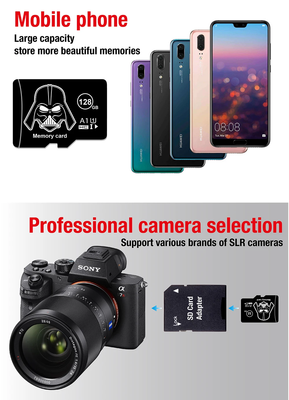 TF memory card 32GB Memoria FLASH memory card micro SD card 256gb 512gB Microcard 64gb 128 GB Class10 card for smart phone