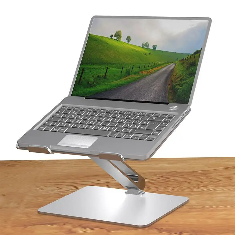 

Laptop Stand Aluminum Alloy Portable Foldable Tablet Desktop Stand Multi-function Base Cooling Helper Neck Vertebra Protector