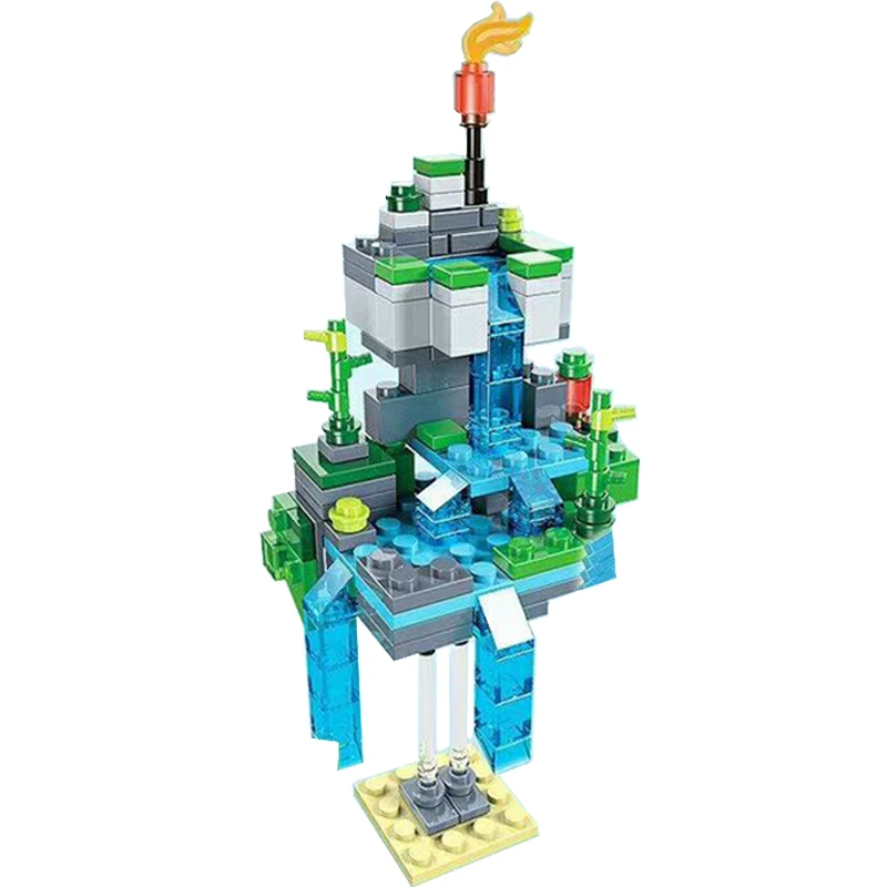 6 в 1 совместимые модели My World Sky City фигурка дракона светильник куклы строительные
