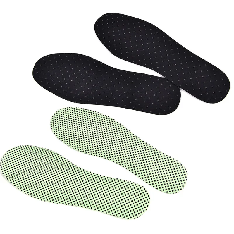 1pair Warm Reflexology Insoles Winter Soles Natural Tourmaline Self-heating Insoles For Footwear Heated Self-heating Insoles