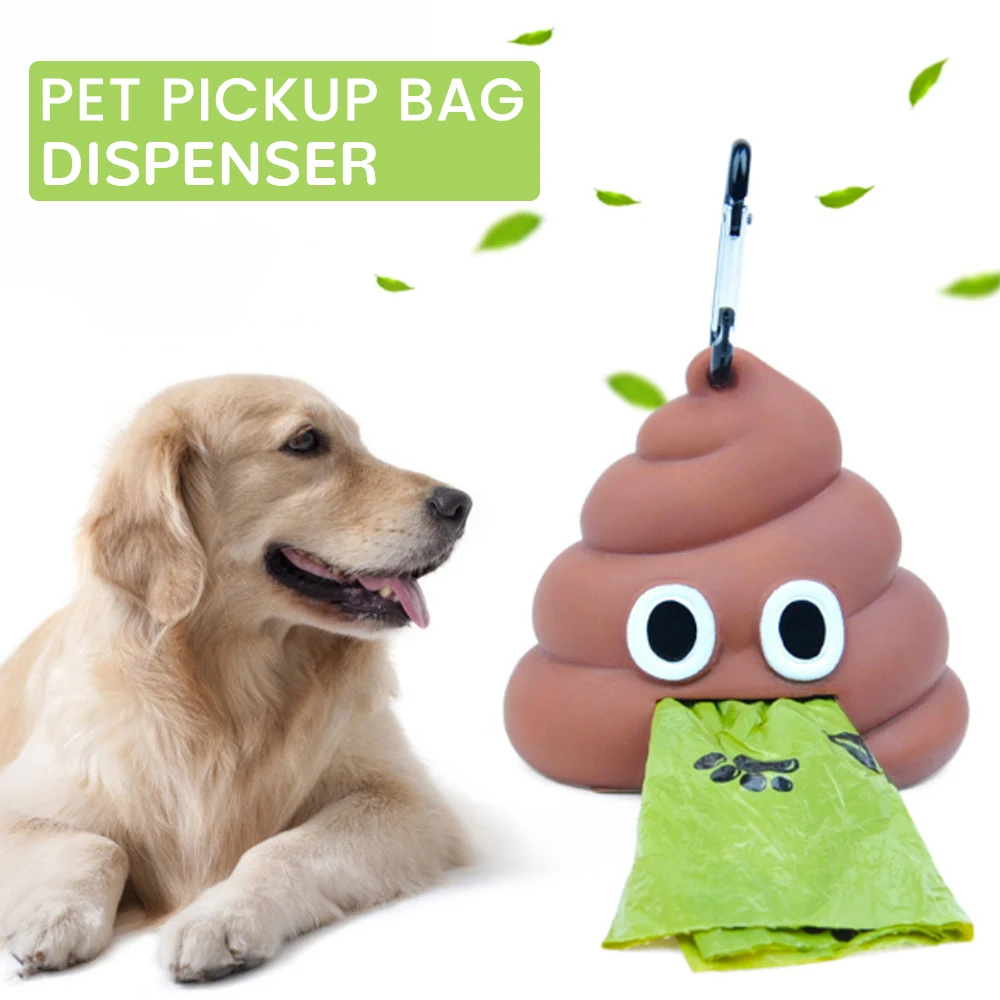 Bolsa de residuos portátil para exteriores, portador dispensador, soporte para Bolsa para popó de perro, gato, bolsas de residuos, productos de limpieza para mascotas