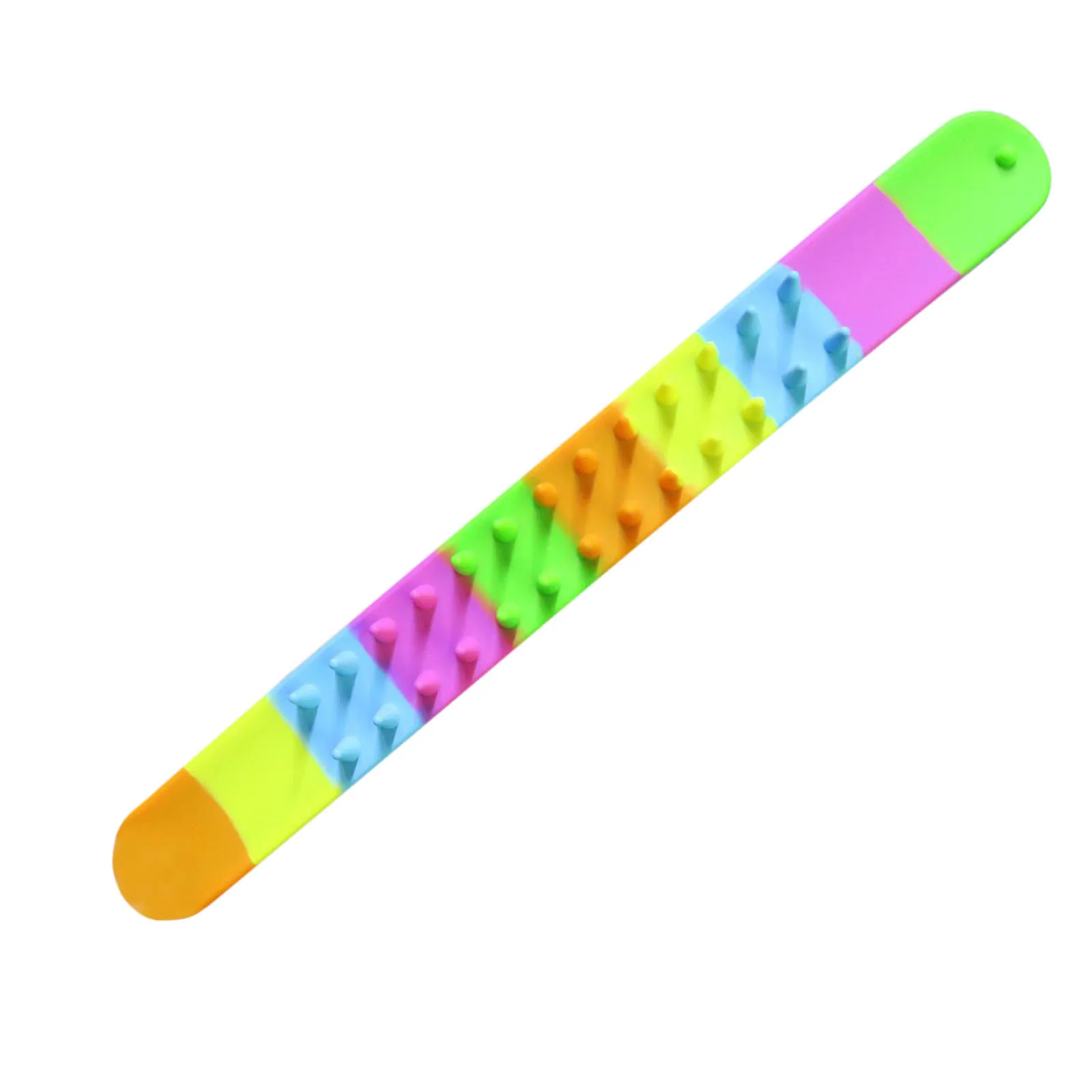 1Pcs Classic Toy Antistress For Children Autism Spiky Slap Bracelet Silicone Spike Fidget Bracelets Decompression Sensory | Игрушки и