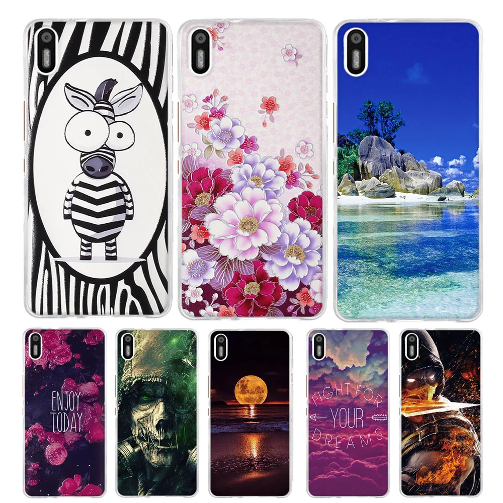 

Pattern Back For BQ Aquaris X5 Case Thin Silicone Bumper Protective Shell For BQ X5 Capa Romantic For BQ Aquaris X5 X 5 Fundas