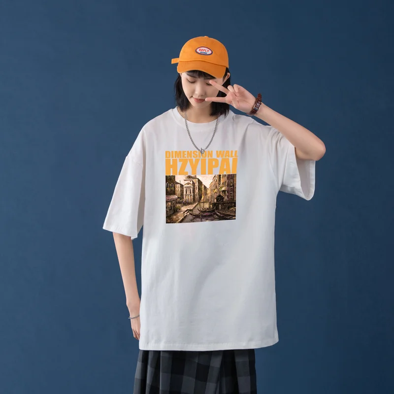 SingleRoad Female T-shirt 2020 Summer Oversized Graphic Unisex Hip Hop Harajuku Tshirt Japanese Streetwear T Shirt For Women