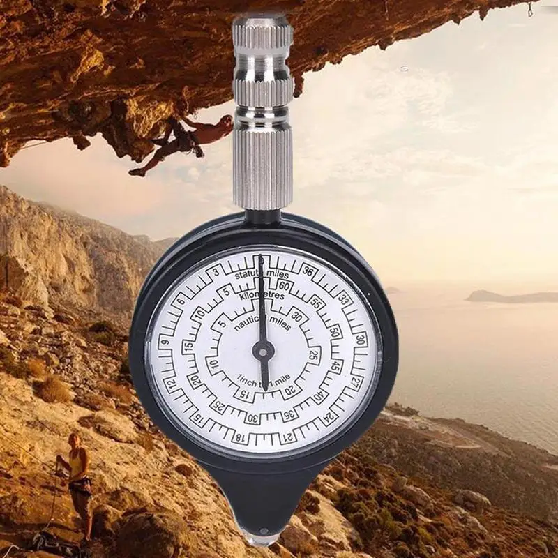 Многофункциональный открытый компас Curvometer с картой дальномер одометр Finder Компас Карта для пеших прогулок Открытый лагерь O3L6