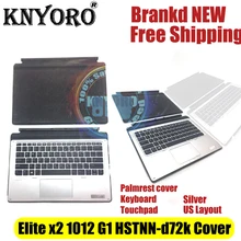 Новинка для ноутбука hp Elite x2 1012 G1 HSTNN-d72k, подставка для рук, чехол для клавиатуры США и Touc hp ad Enligsh layout 845651-001 846748-0