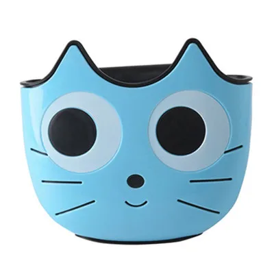 KitchenAce PP Kitty Sponge Holder Kitchen Bathroom Sink Brush Scrubber Soap Storage Rack Kitchen Storage&Organize Gadgets&Tools - Цвет: Синий
