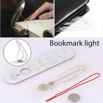 

LED Clip on Bookmark Light Book Light LED Bookmark Light Ultra-Thin Reading Lamps Card Lamp Outdoor Portable Business