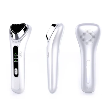 

1 Pcs Iontophoresis Facial Beauty Instrument Warm Vibration Massage Facial Skin Care Multi-function Beauty Equipment