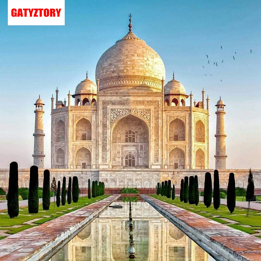 GATYZTORY 3D Алмазная живопись полная квадратная картина Сделай Сам домашний Декор