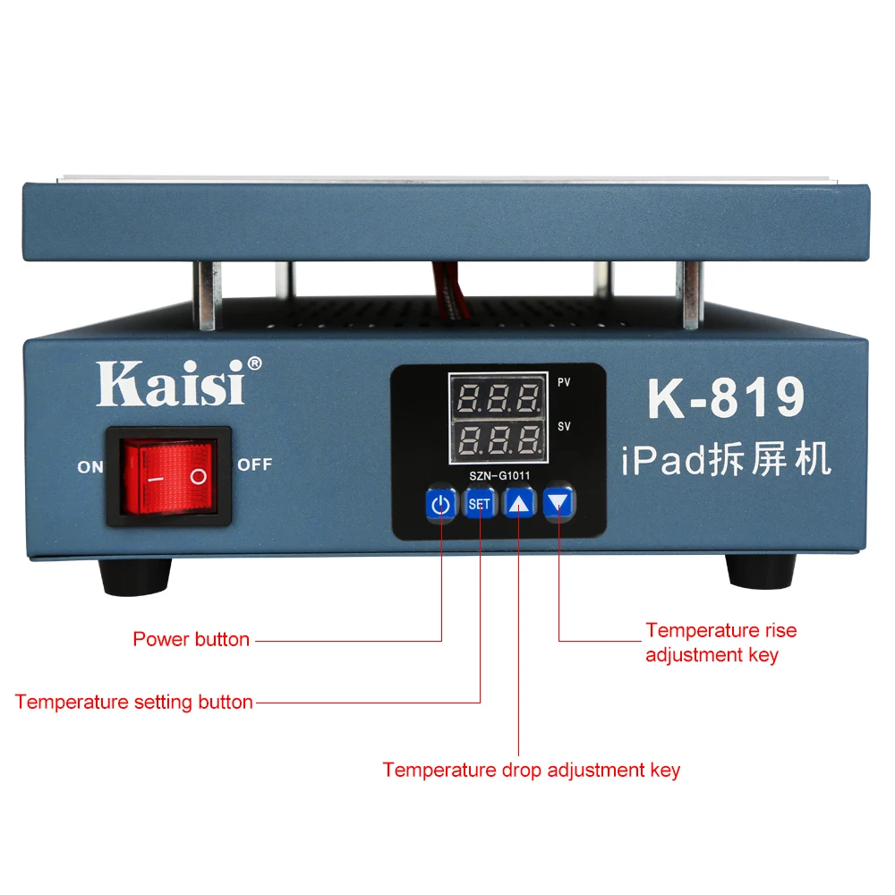 12"Inch LCD Screen Heating Platform Large-size 28cm*20cm Heating Station For Ipad LCD Touch Screen Preheat Separator Machine 4