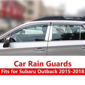 online Guarda Chuva Do Carro Toldos Para Subaru Outback 2018 2017 2016 2015 Porta Lateral Janela Defletores De Vento Ventilação Viseiras Acessórios Exteriores