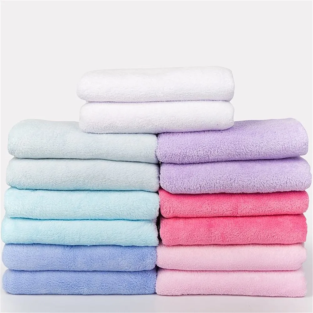 

Ouneed Towel 2 PCS/Set Soft Cotton Face Flower Towel Bamboo Fiber Quick Dry Towels Bath Towel Two-piece Household Travel #45