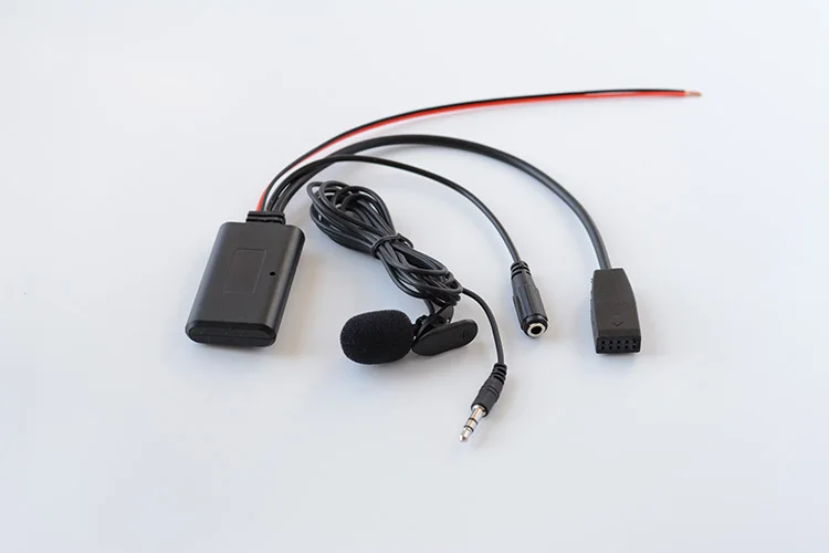 Автомобильный Bluetooth AUX адаптер Беспроводной аудио Телефонный звонок хэндс-фри микрофон для BMW E46 3-ей Серии компакт-диска