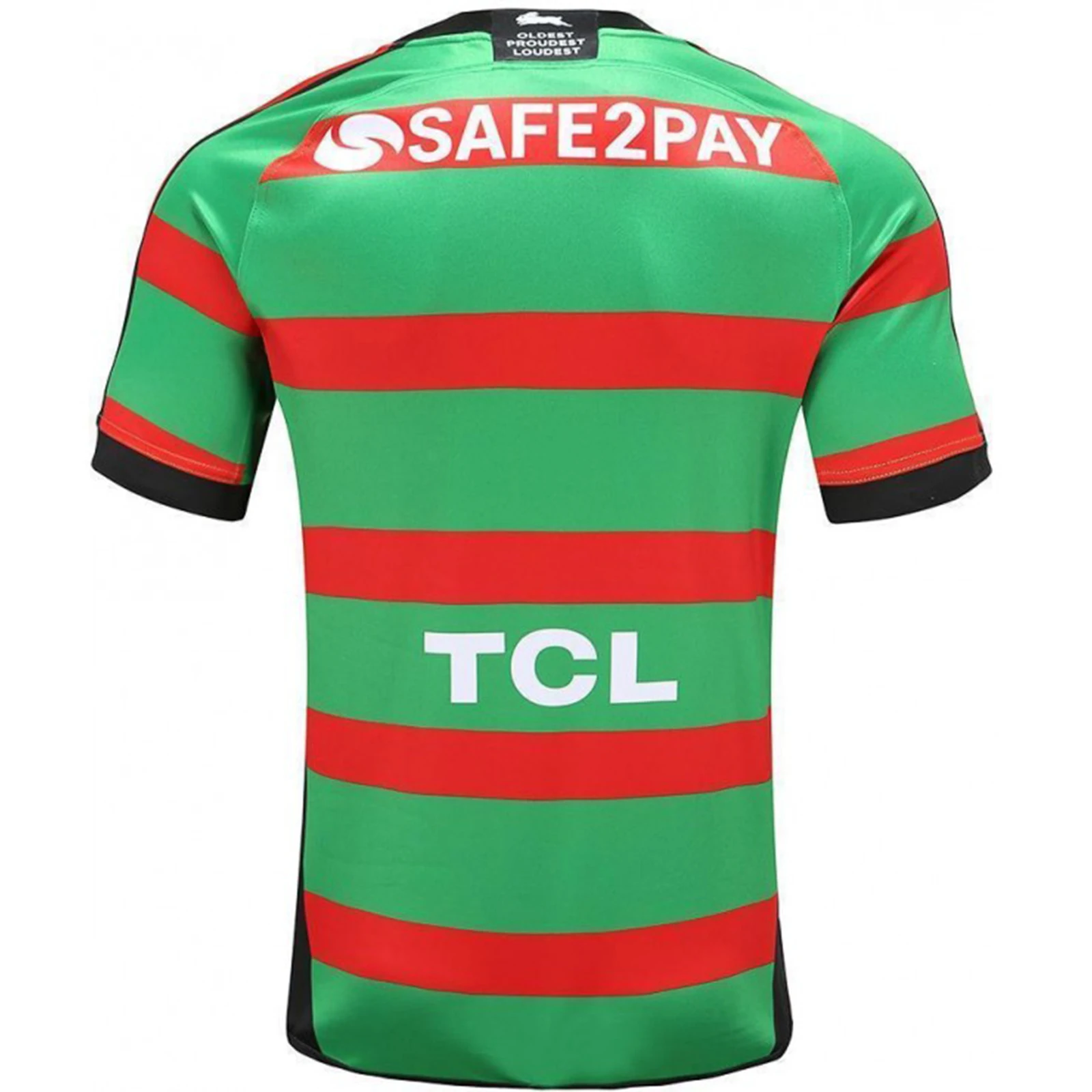 RESYO для 2020 Южной Сидни Rabbitohs мужская Реплика дома/вдали Регби Джерси Спортивная