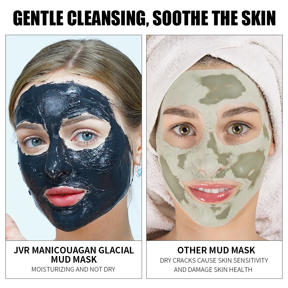 Face Mask Icy Mineral Mud Clay Oil Control Deep Cleansing Blackhead Remover Cleanser Shrinks Pores Nourishing Acne Treatment|Средства для